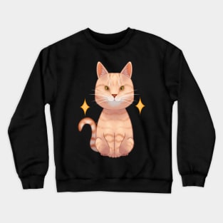 European tabby orange cat Crewneck Sweatshirt